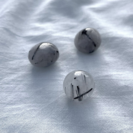 TURMALINQUARZ Trommelstein