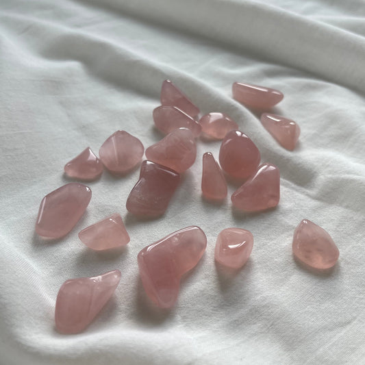 ROSENQUARZ Trommelstein