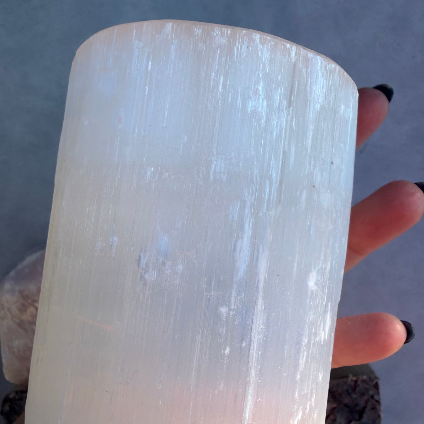 Kerzenhalter Selenit