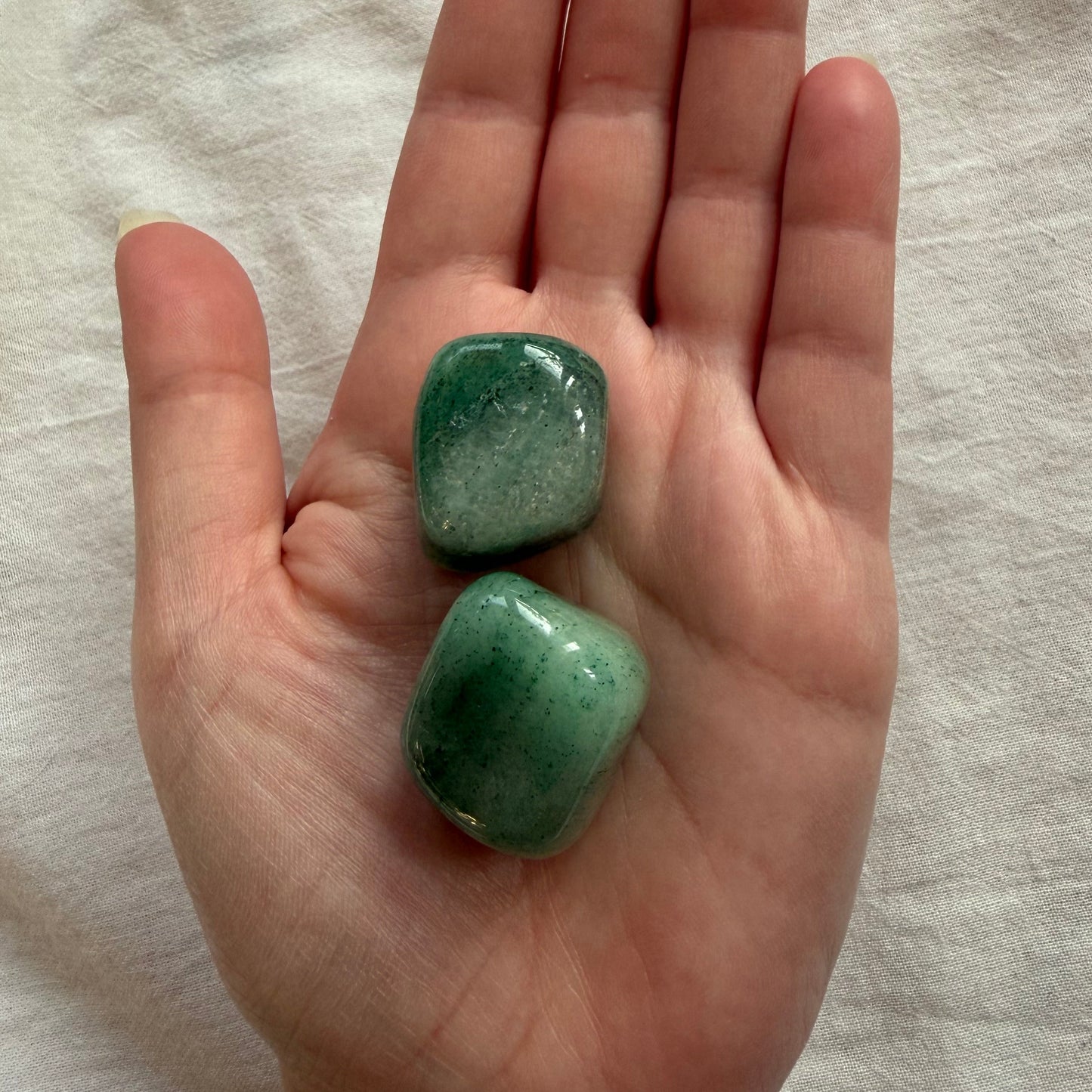 GRÜNER AVENTURIN Trommelstein