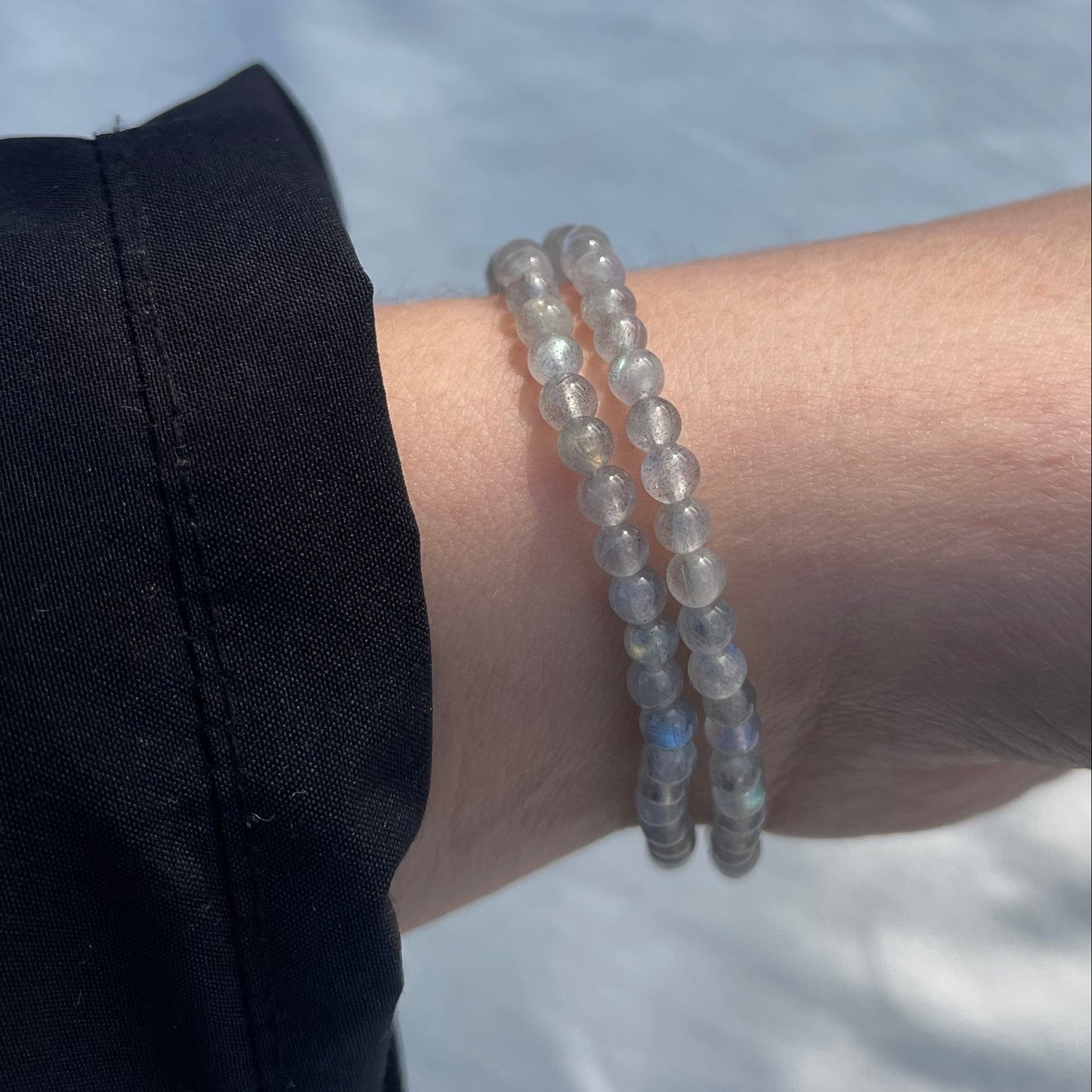 LABRADORIT Armband 4mm