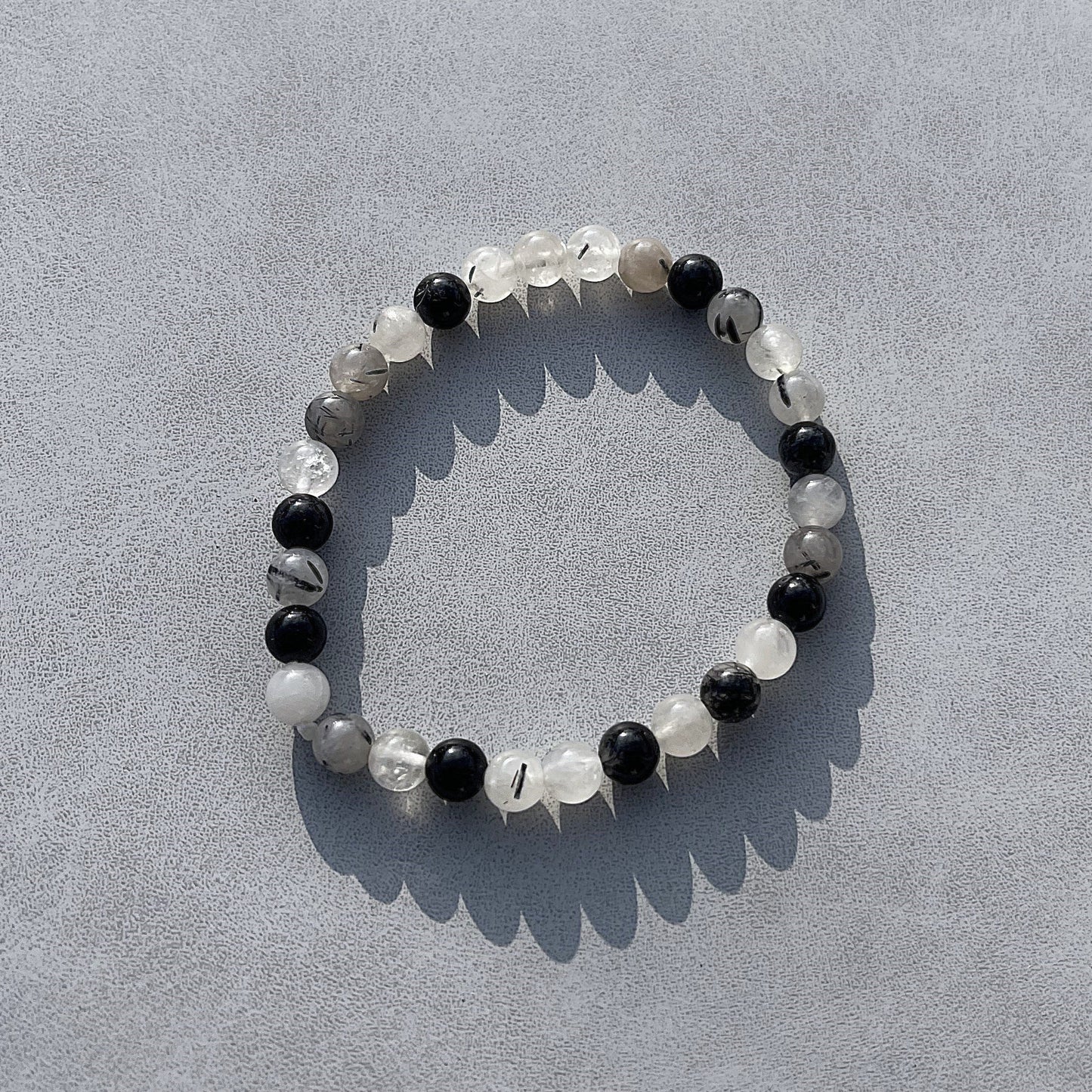 TURMALINQUARZ Armband 6mm