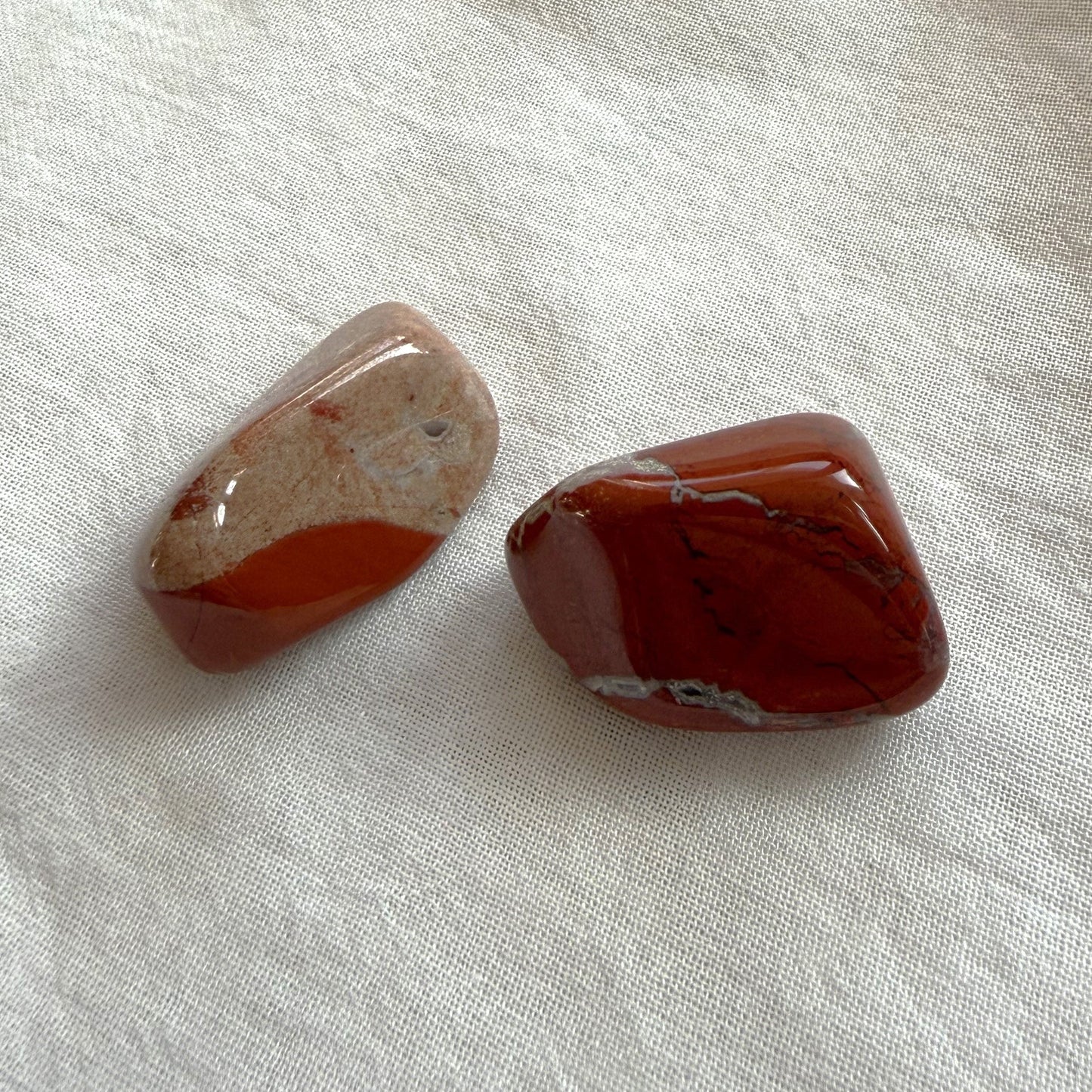 ROTER JASPIS Trommelstein