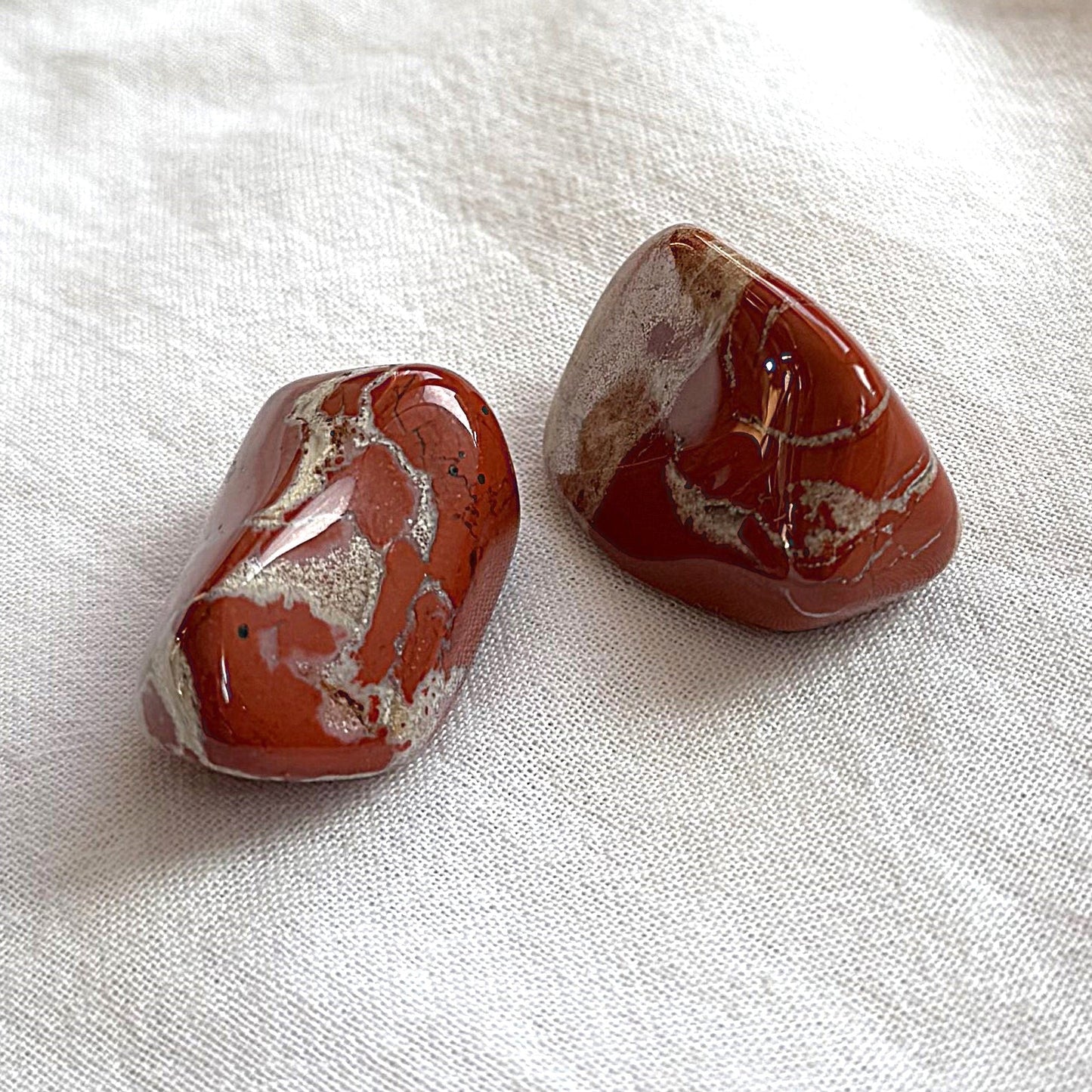 ROTER JASPIS Trommelstein