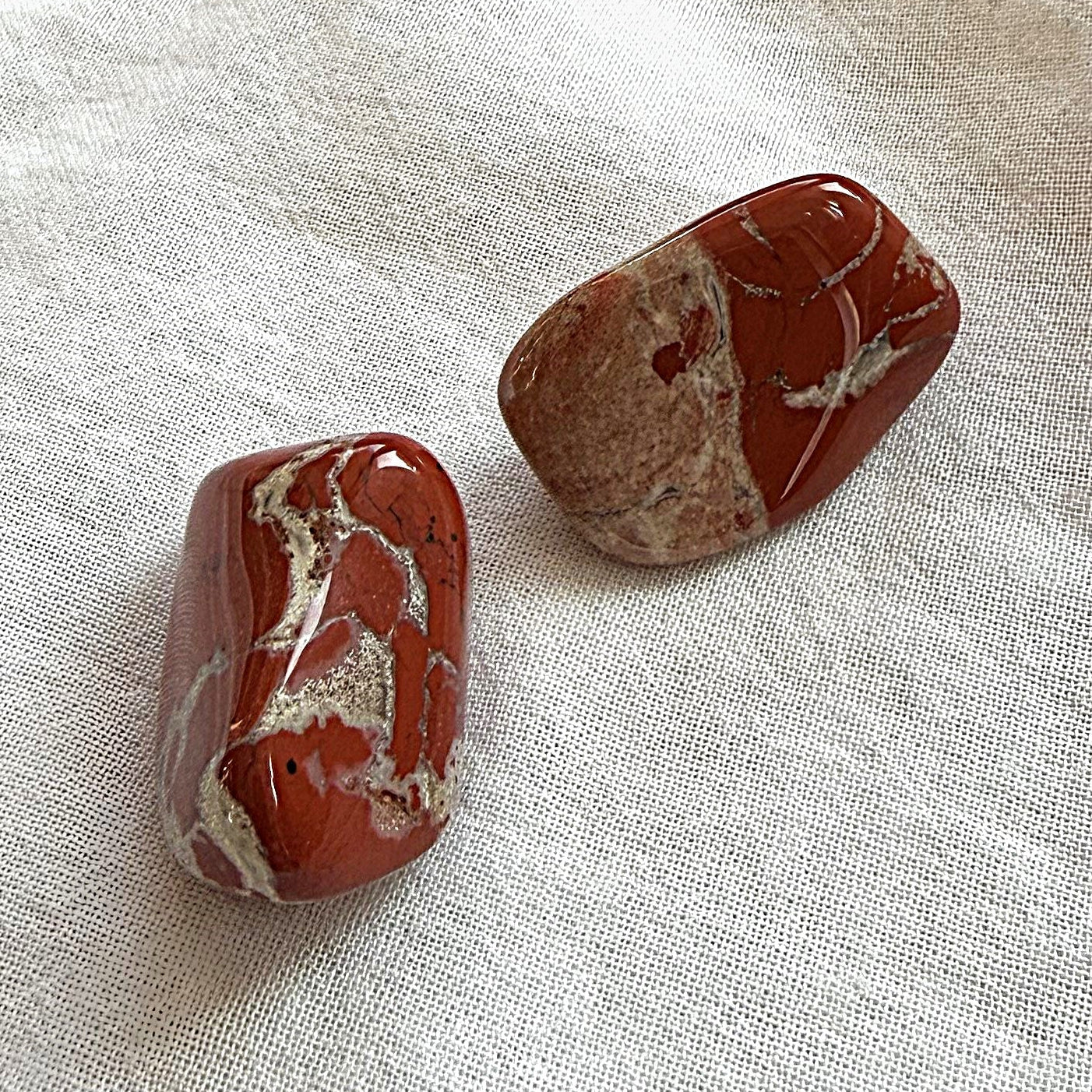 ROTER JASPIS Trommelstein