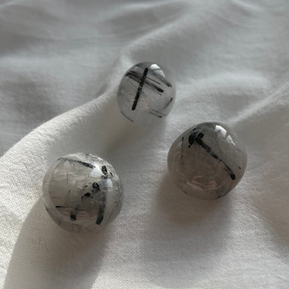 TURMALINQUARZ Trommelstein