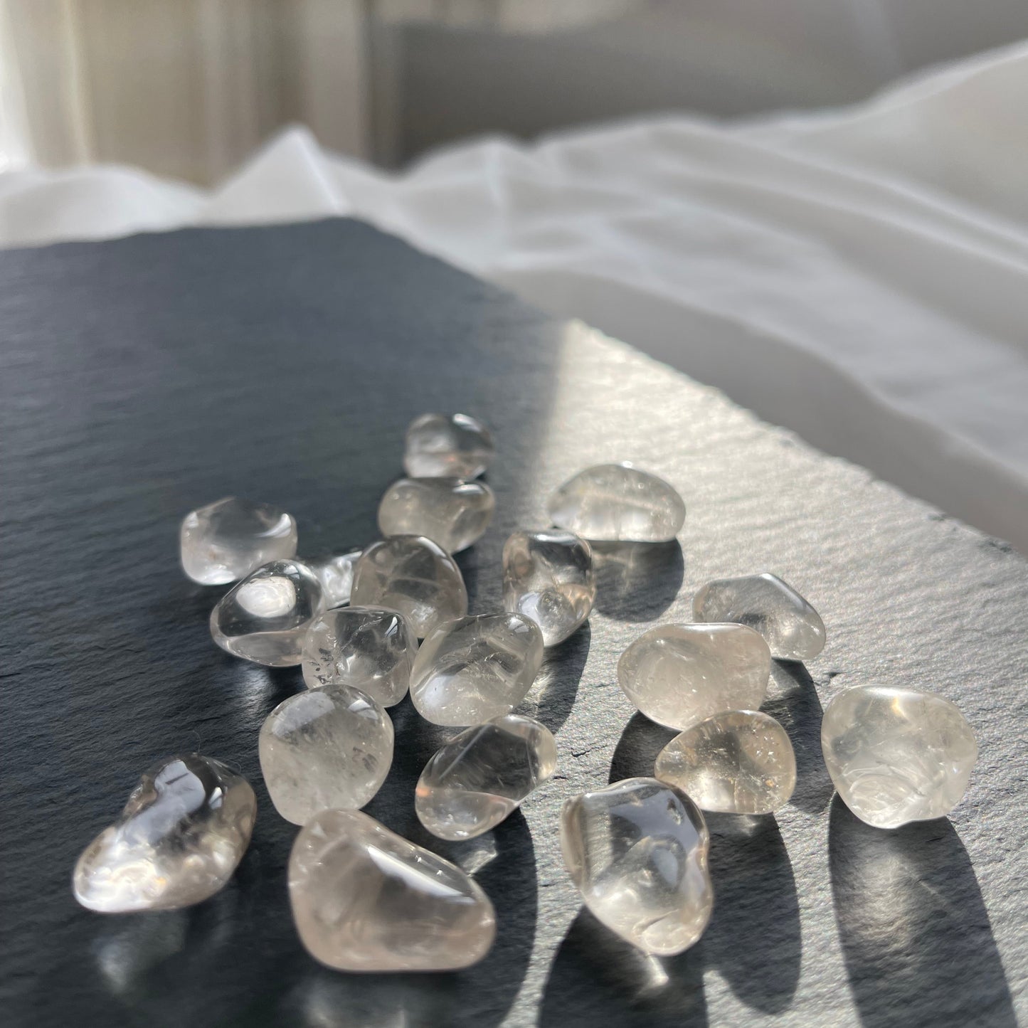 BERGKRISTALL Trommelstein