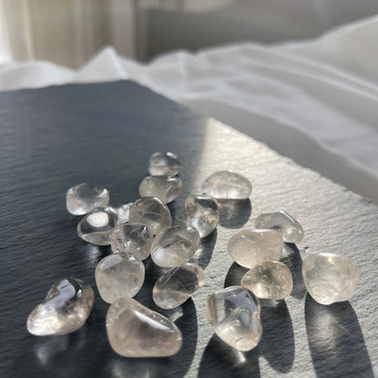 BERGKRISTALL Trommelstein