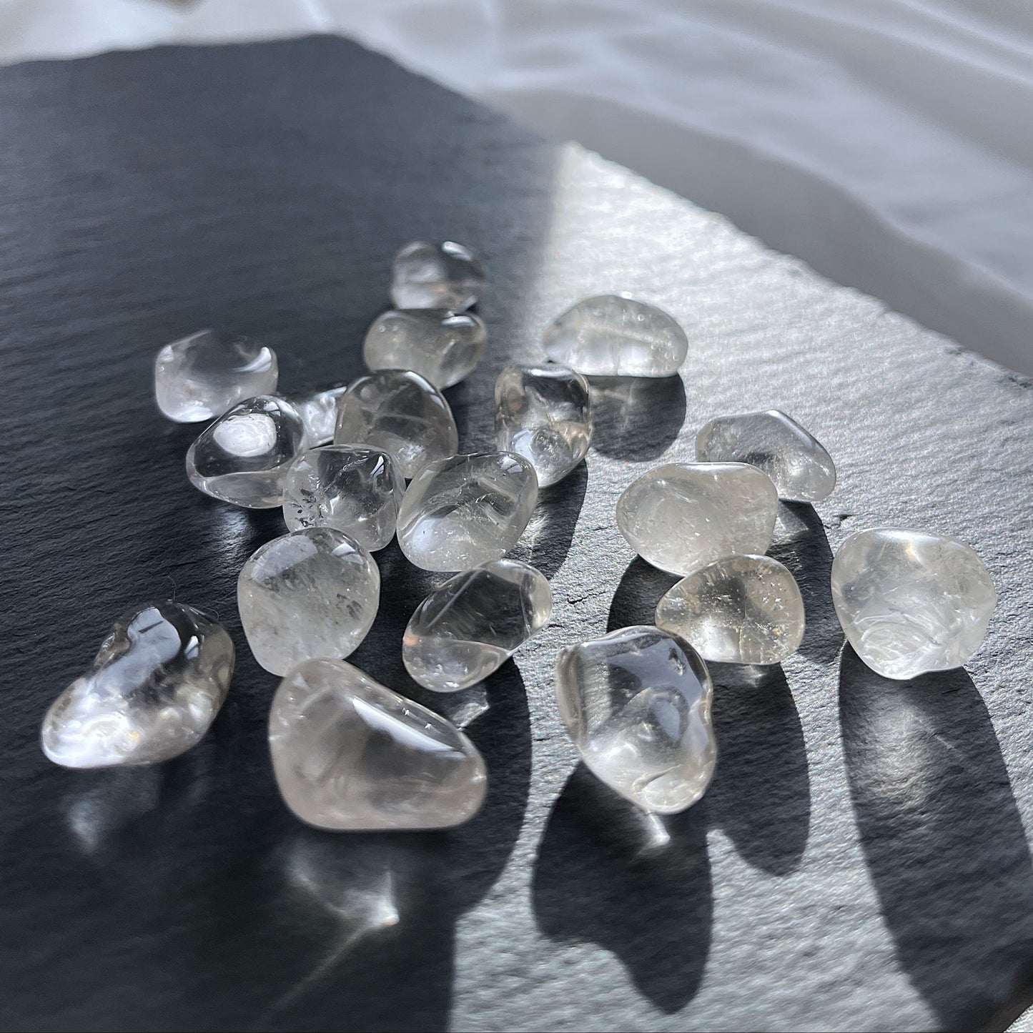 BERGKRISTALL Trommelstein