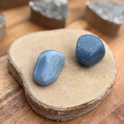 BLAUQUARZ Trommelstein