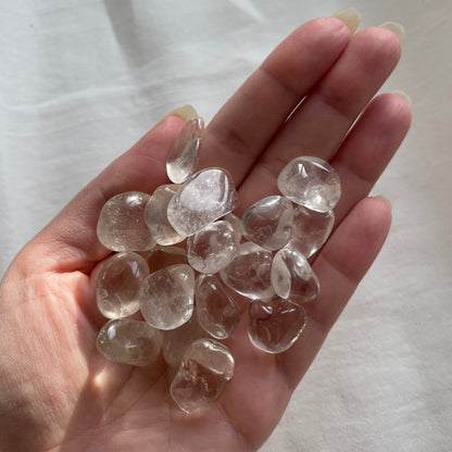 BERGKRISTALL Trommelstein