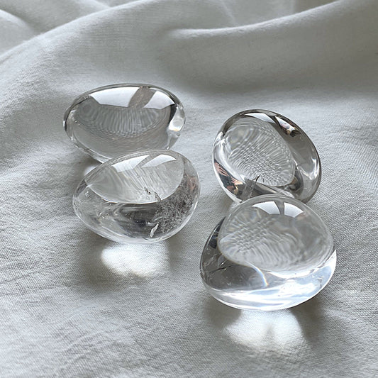 BERGKRISTALL Trommelstein