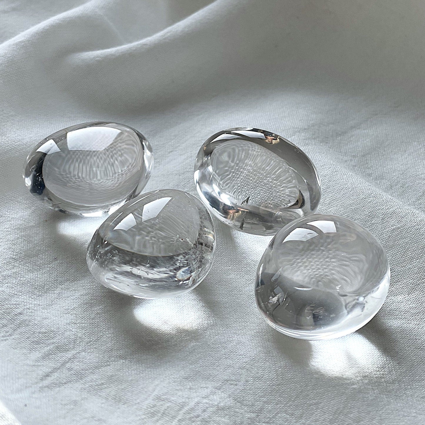 BERGKRISTALL Trommelstein