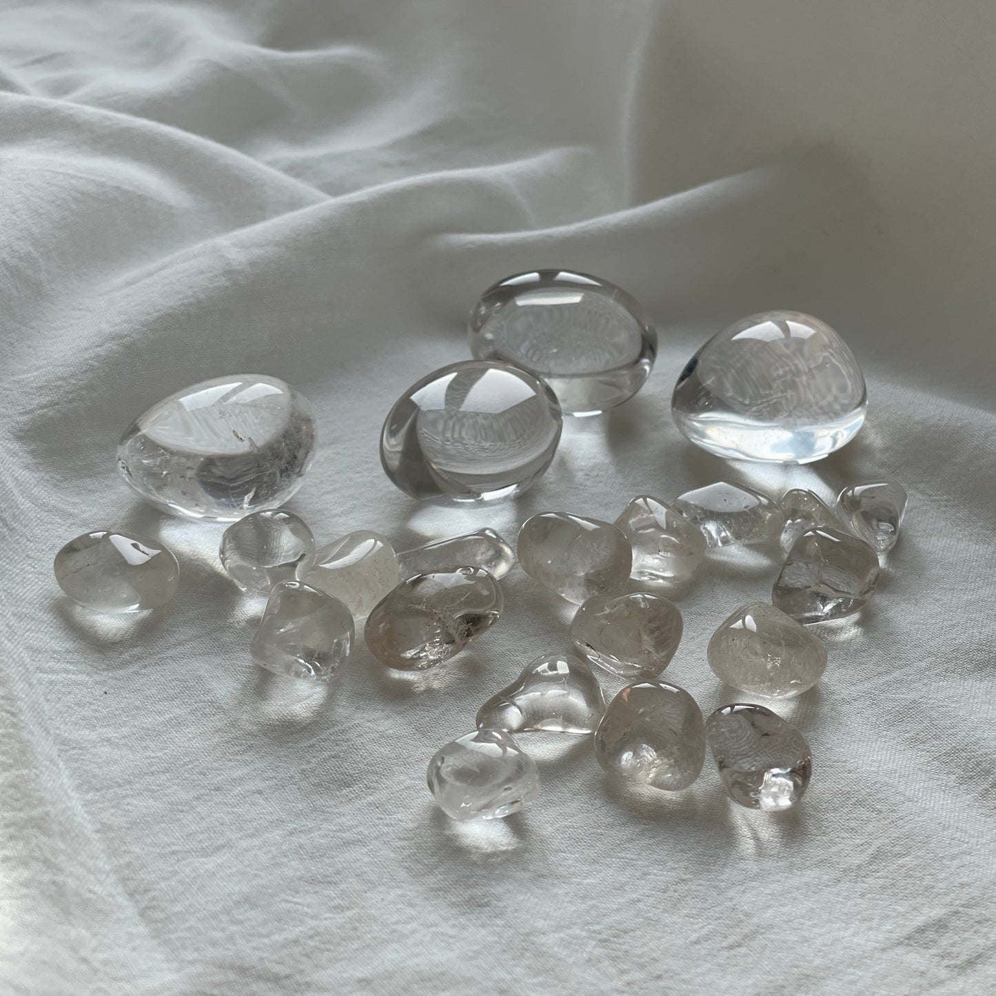 BERGKRISTALL Trommelstein