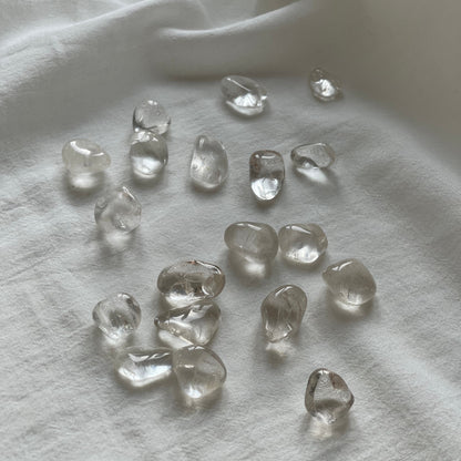 BERGKRISTALL Trommelstein