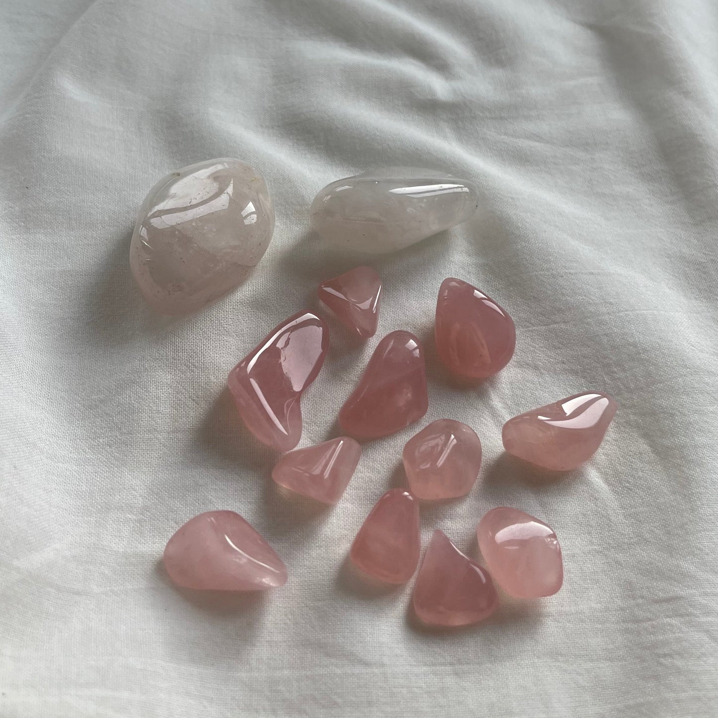 ROSENQUARZ Trommelstein