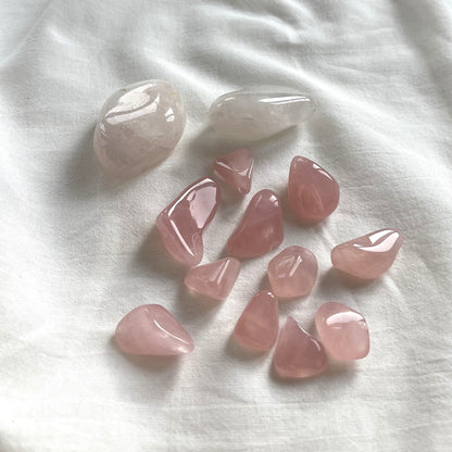 ROSENQUARZ Trommelstein