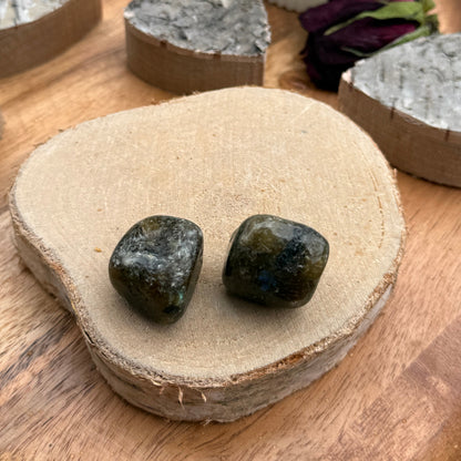 LABRADORIT Trommelstein