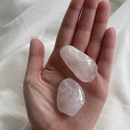 ROSENQUARZ Trommelstein