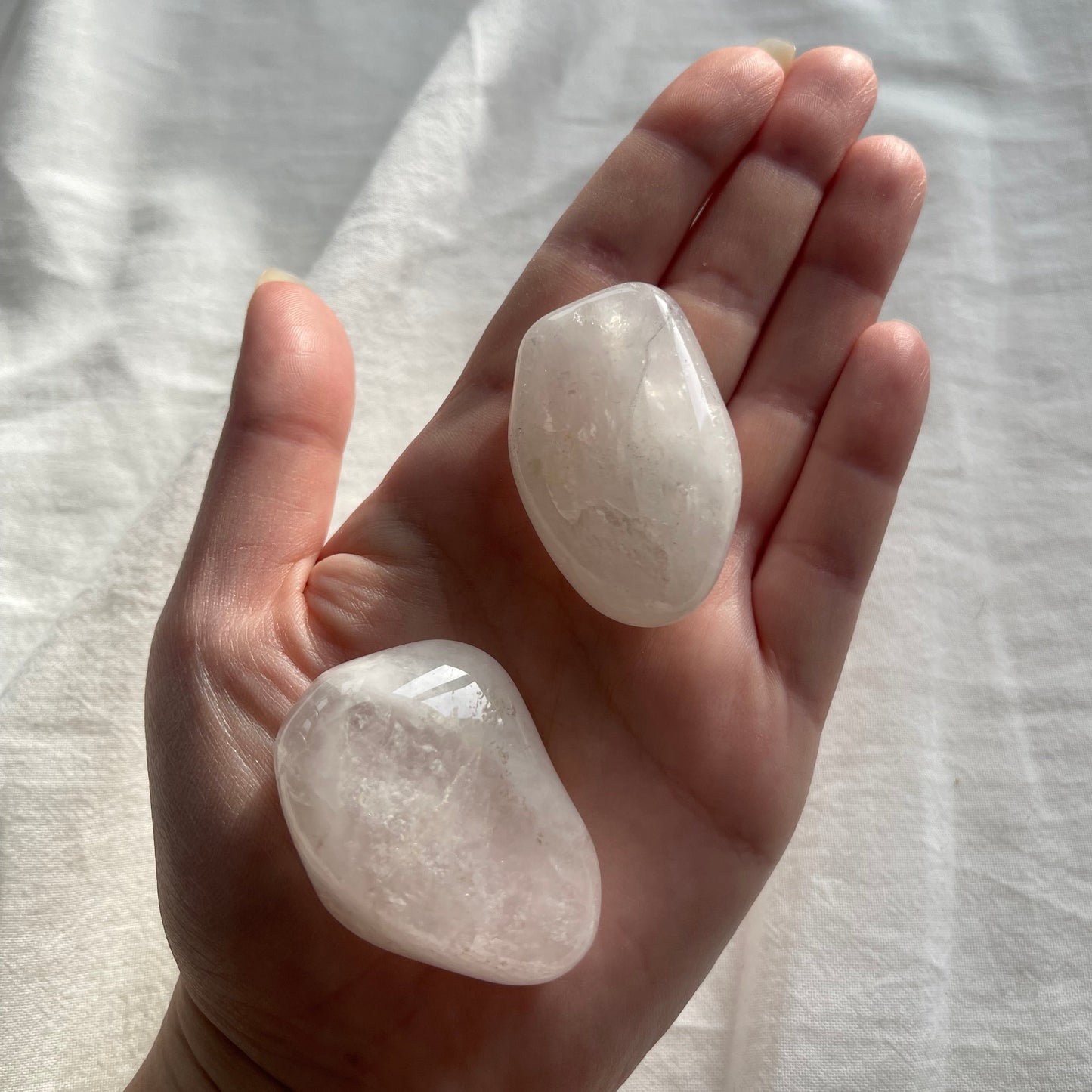 ROSENQUARZ Trommelstein