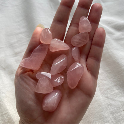 ROSENQUARZ Trommelstein