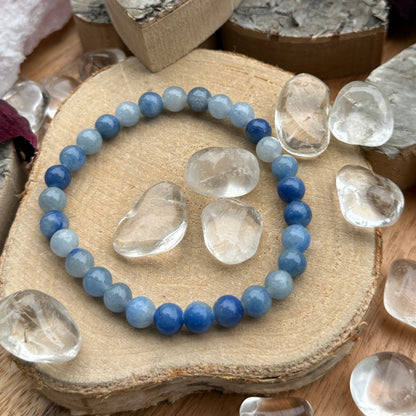 BLAUER SPITZENACHAT Armband