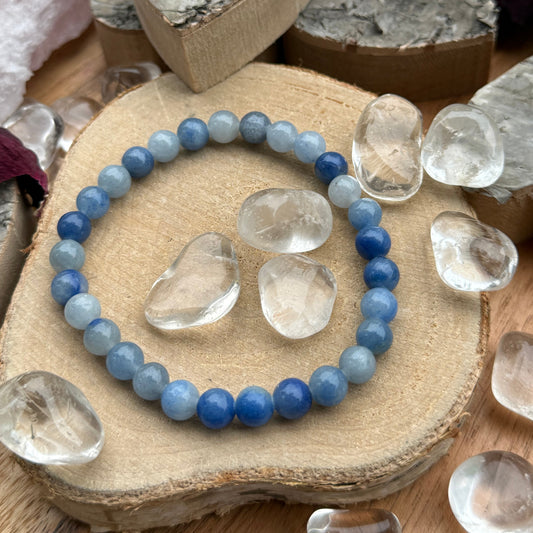 BLAUER SPITZENACHAT Armband