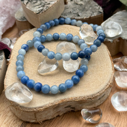 BLAUER SPITZENACHAT Armband