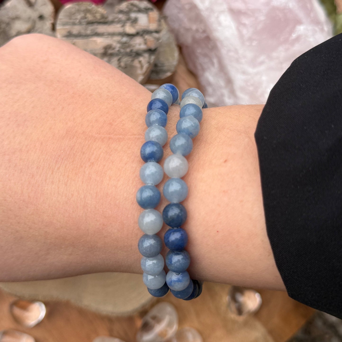 BLAUER SPITZENACHAT Armband