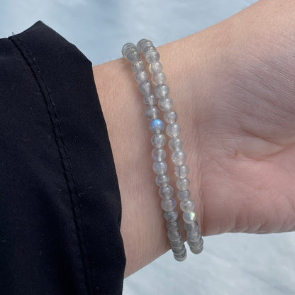 LABRADORIT Armband 4mm