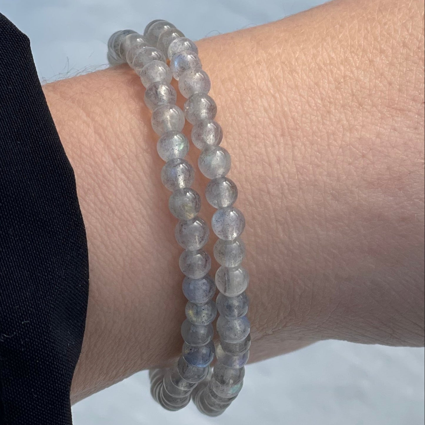 LABRADORIT Armband 4mm