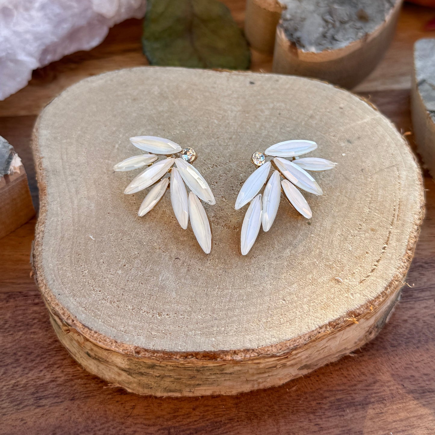 Fairy Ohrringe weiß/creme