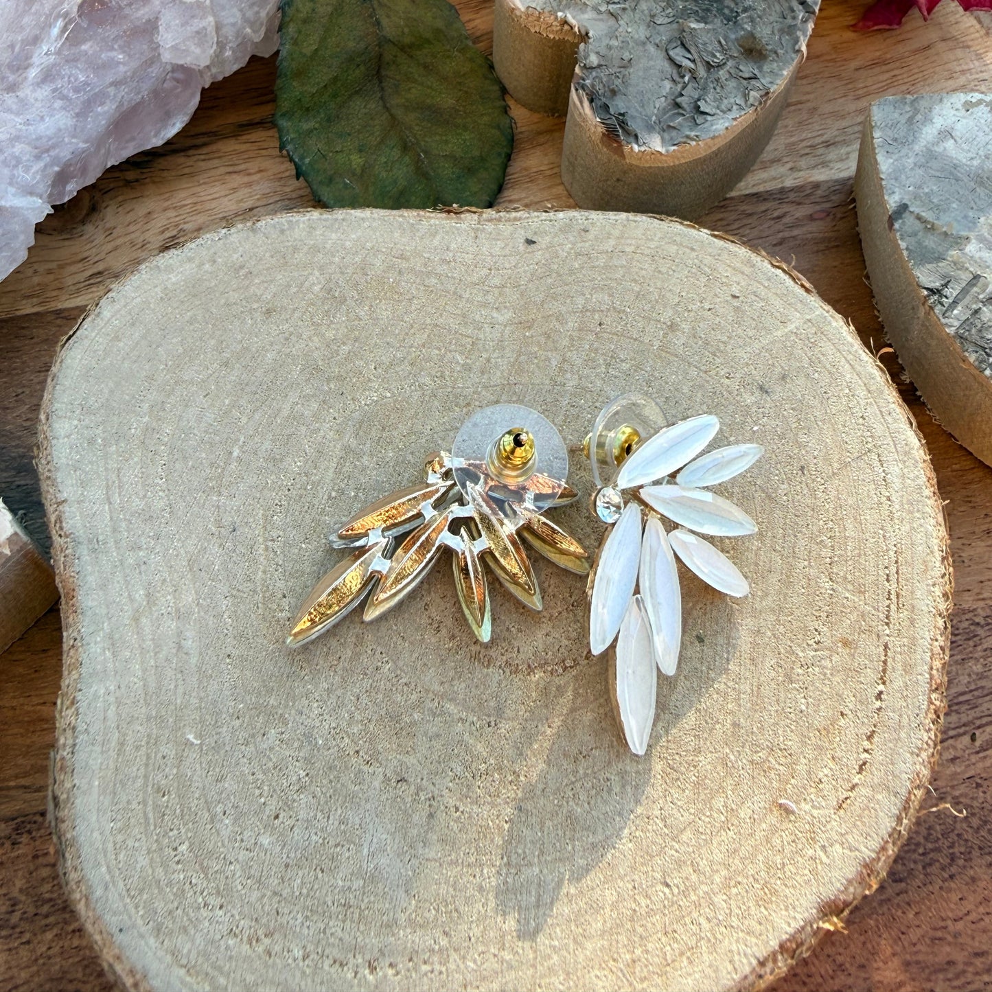 Fairy Ohrringe weiß/creme