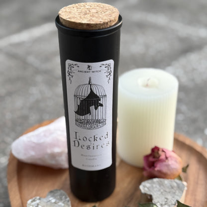 Reinigungskerze mit Rosmarin (Manifestation)