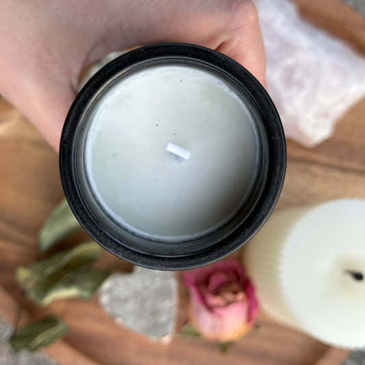 Reinigungskerze mit Rosmarin (Manifestation)