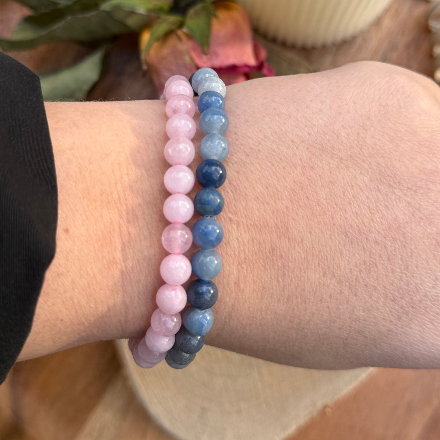 BLAUER SPITZENACHAT Armband