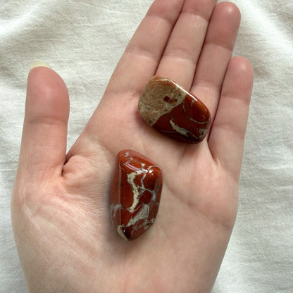 ROTER JASPIS Trommelstein