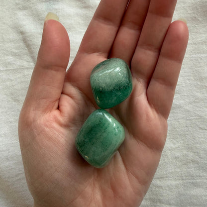 GRÜNER AVENTURIN Trommelstein