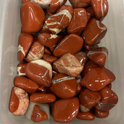 ROTER JASPIS Trommelstein